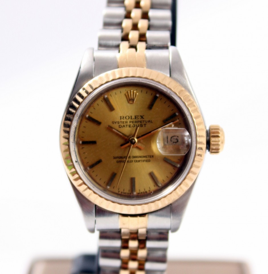 Rolex Datejust Goud/Staal