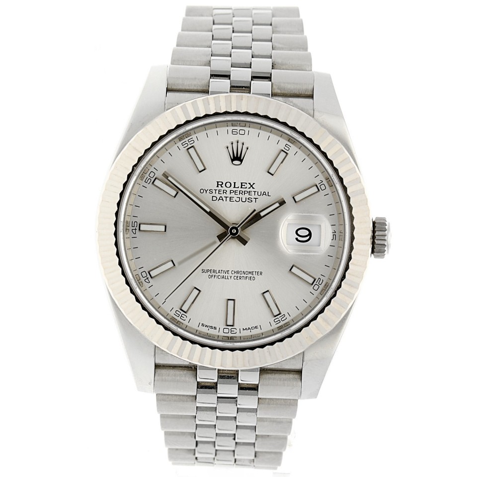 datejust 41 silver dial