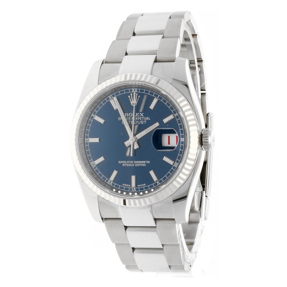 Rolex Datejust 36 Blue Index Ref.116234