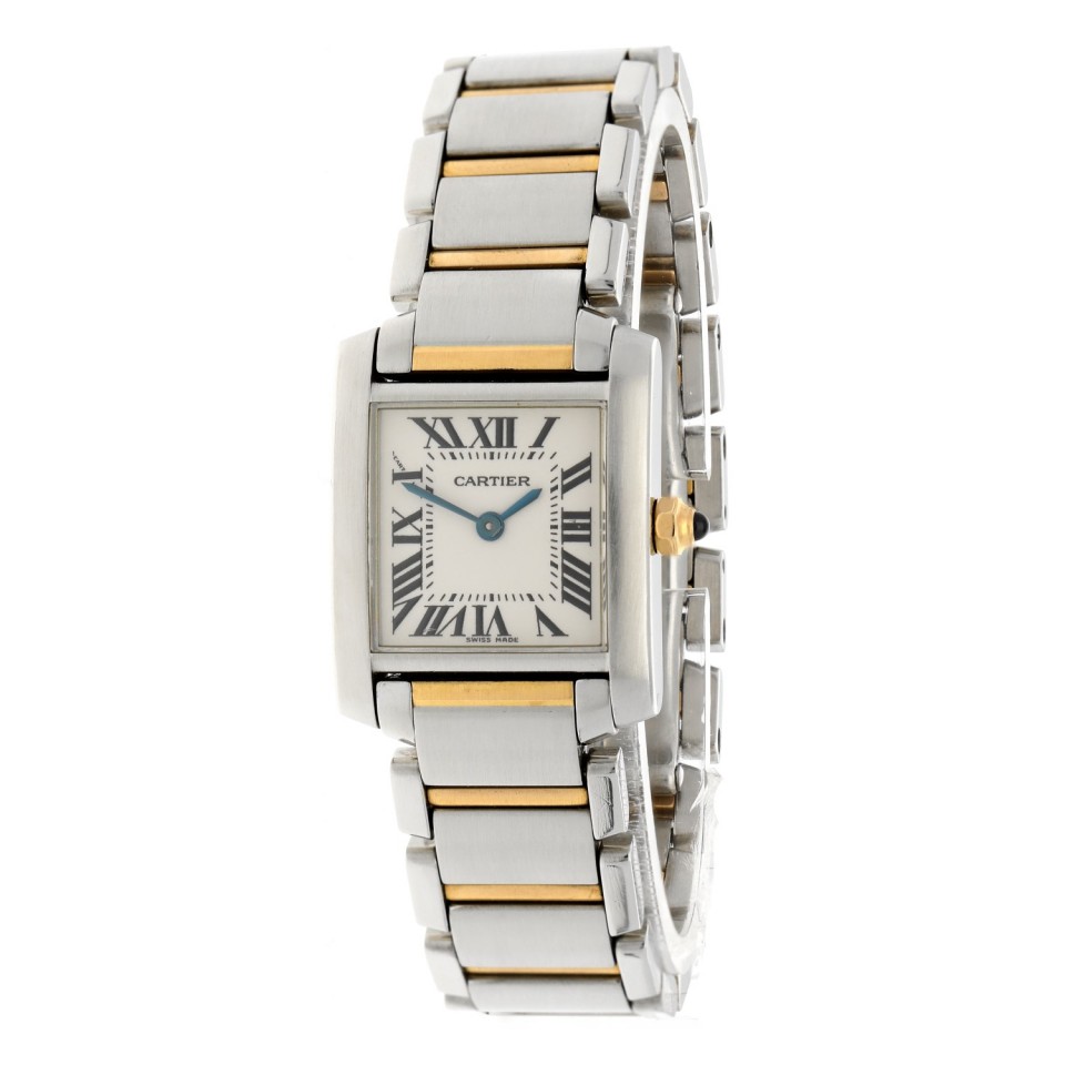 Cartier Tank Française Goud/Staal Ref. 2384