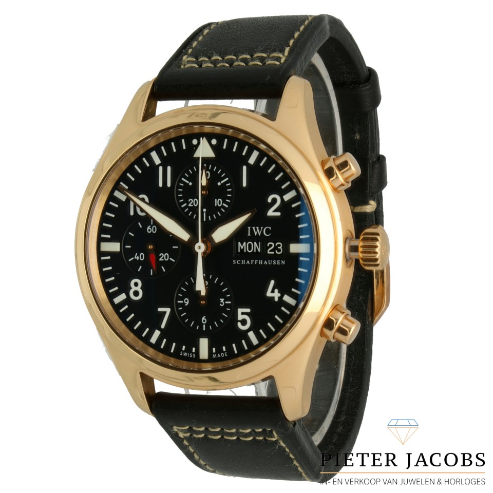 IWC Pilot Chronograaf 18Krt. geelgoud IW371713