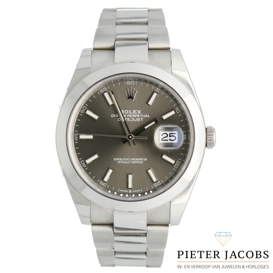 dark rhodium datejust 41