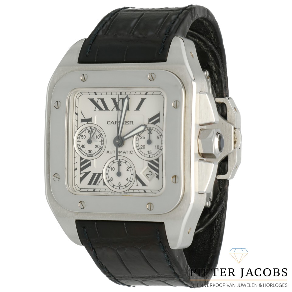 Cartier Santos 100 Xl Chronograaf Ref.2740