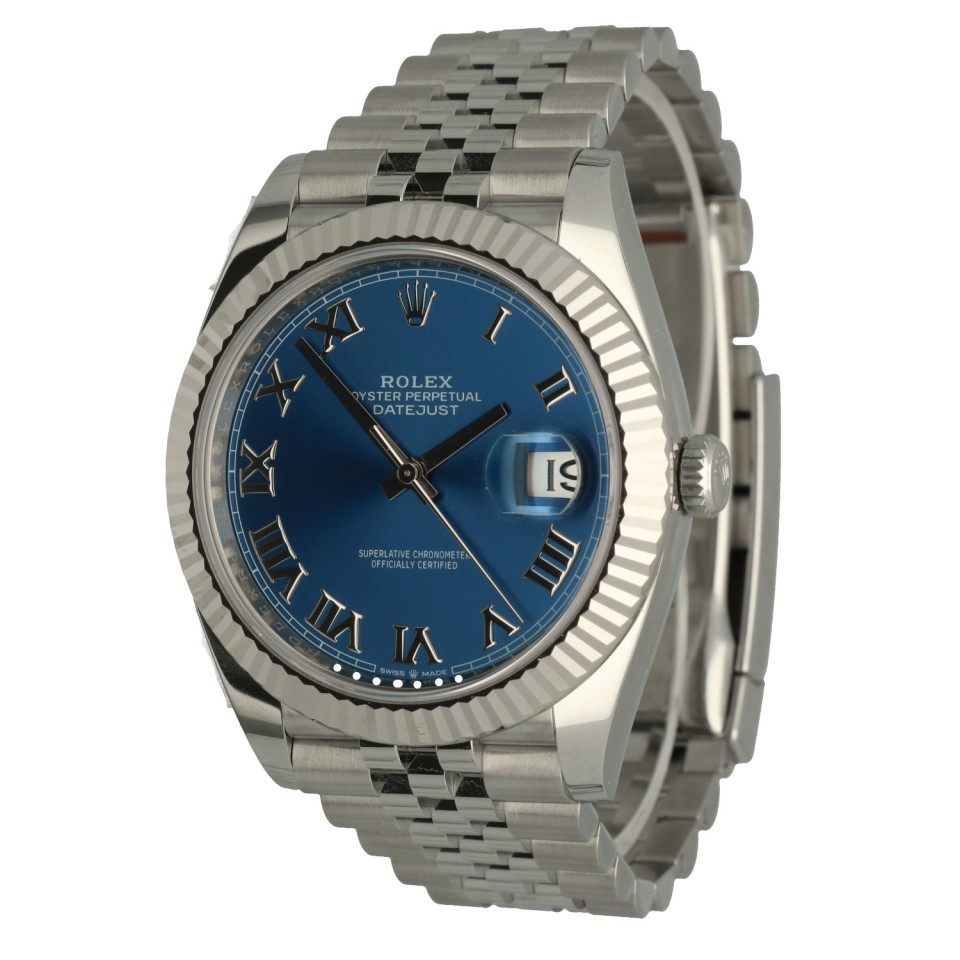 Rolex Datejust 41 Jubilee Ref.126334 Blue Roman Dial