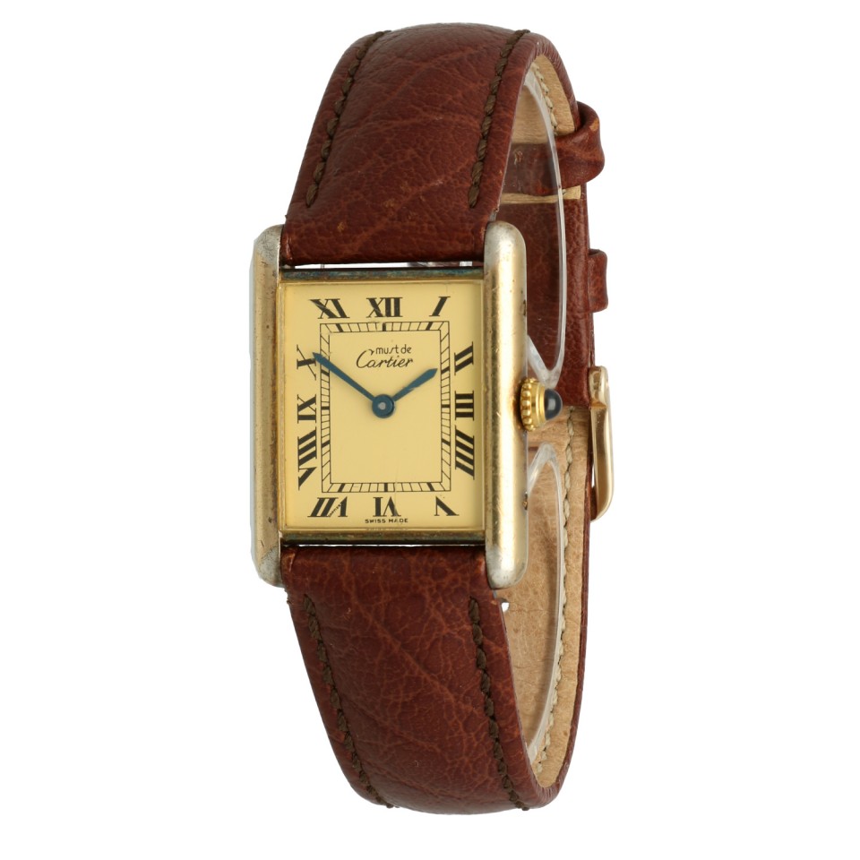 Cartier Tank Vermeil Quartz Ref. 590005