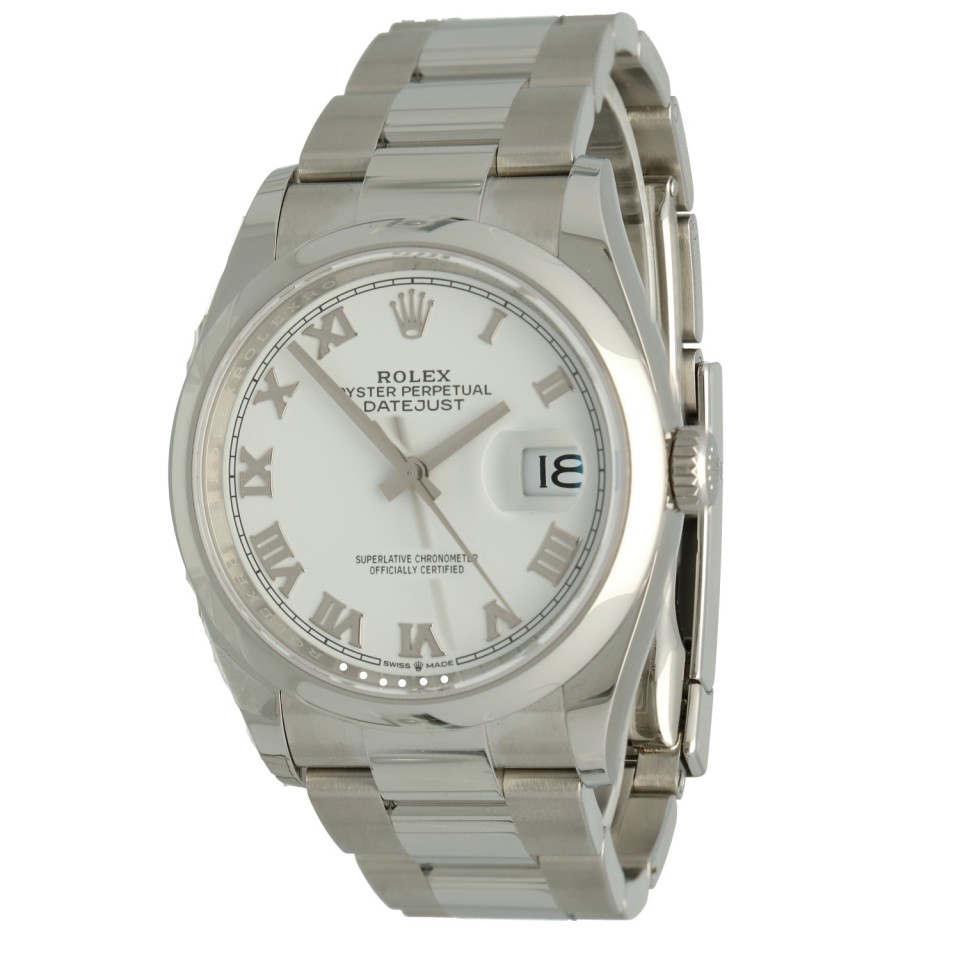 Rolex Datejust 36 White Roman Ref.126200