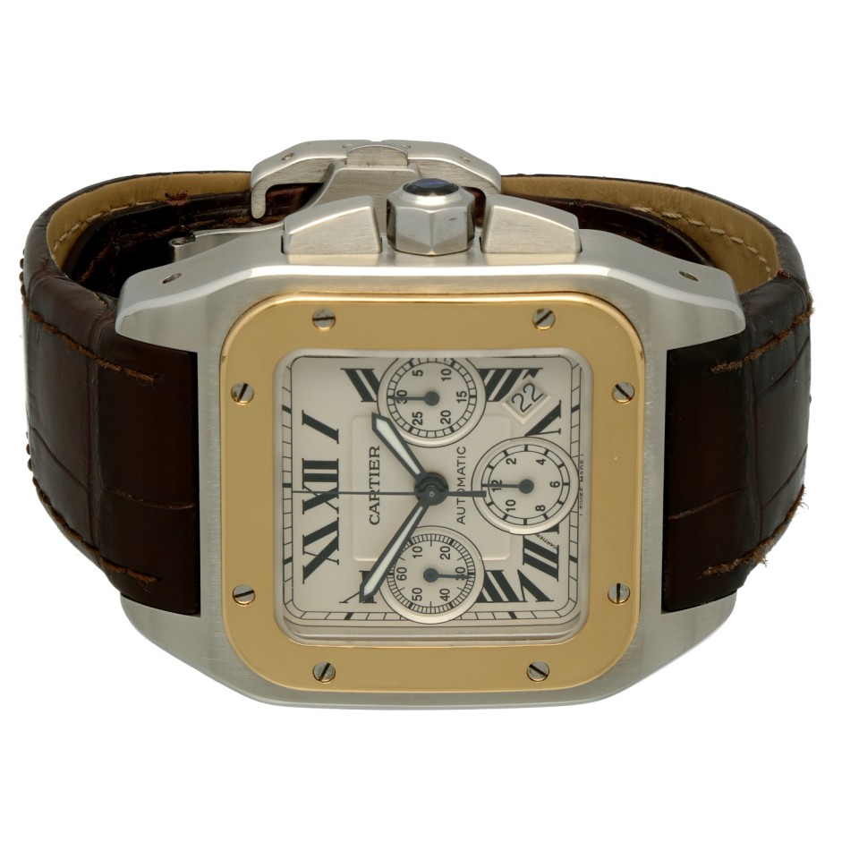 Cartier Santos 100 Xl Chronograph Ref.2740