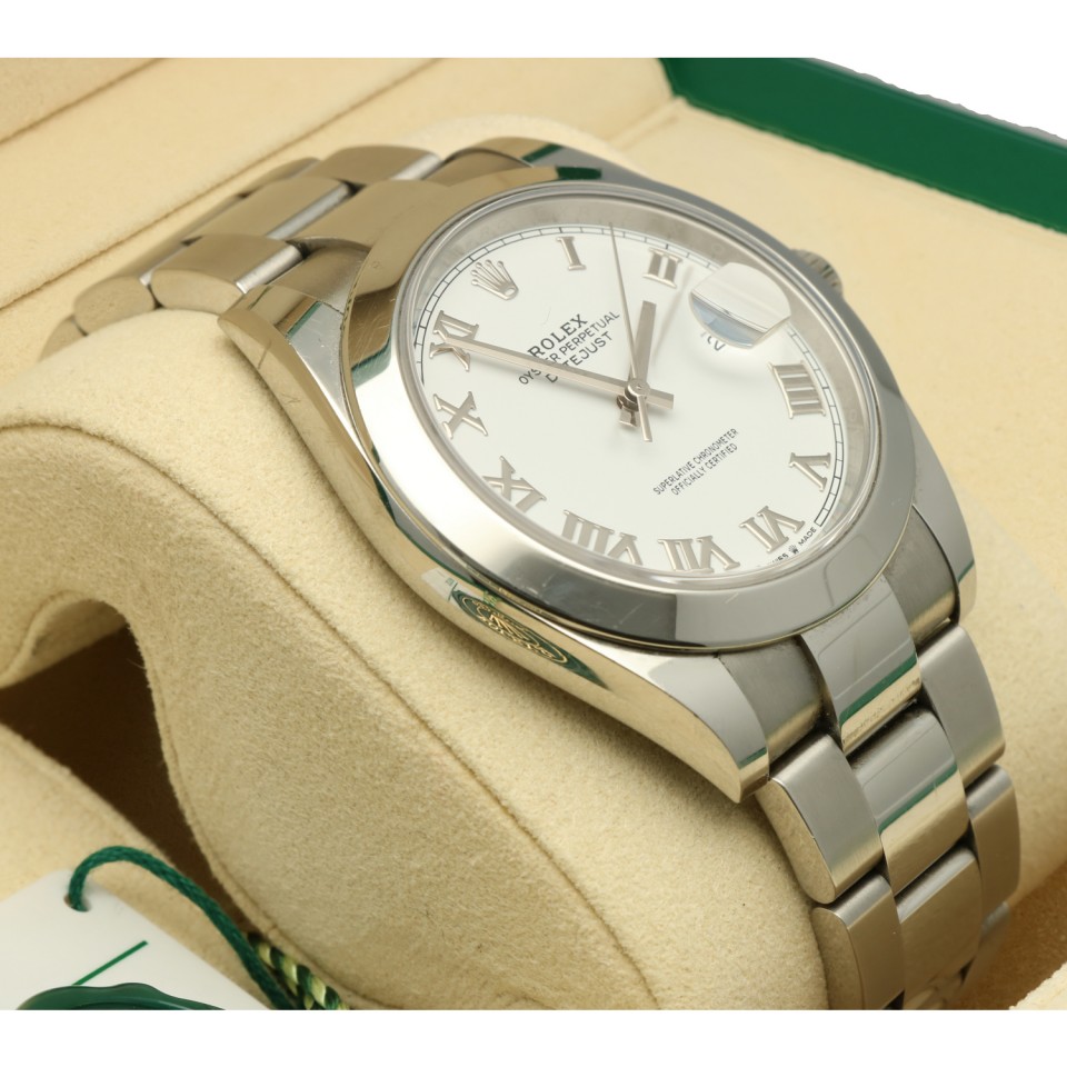 datejust 41 white