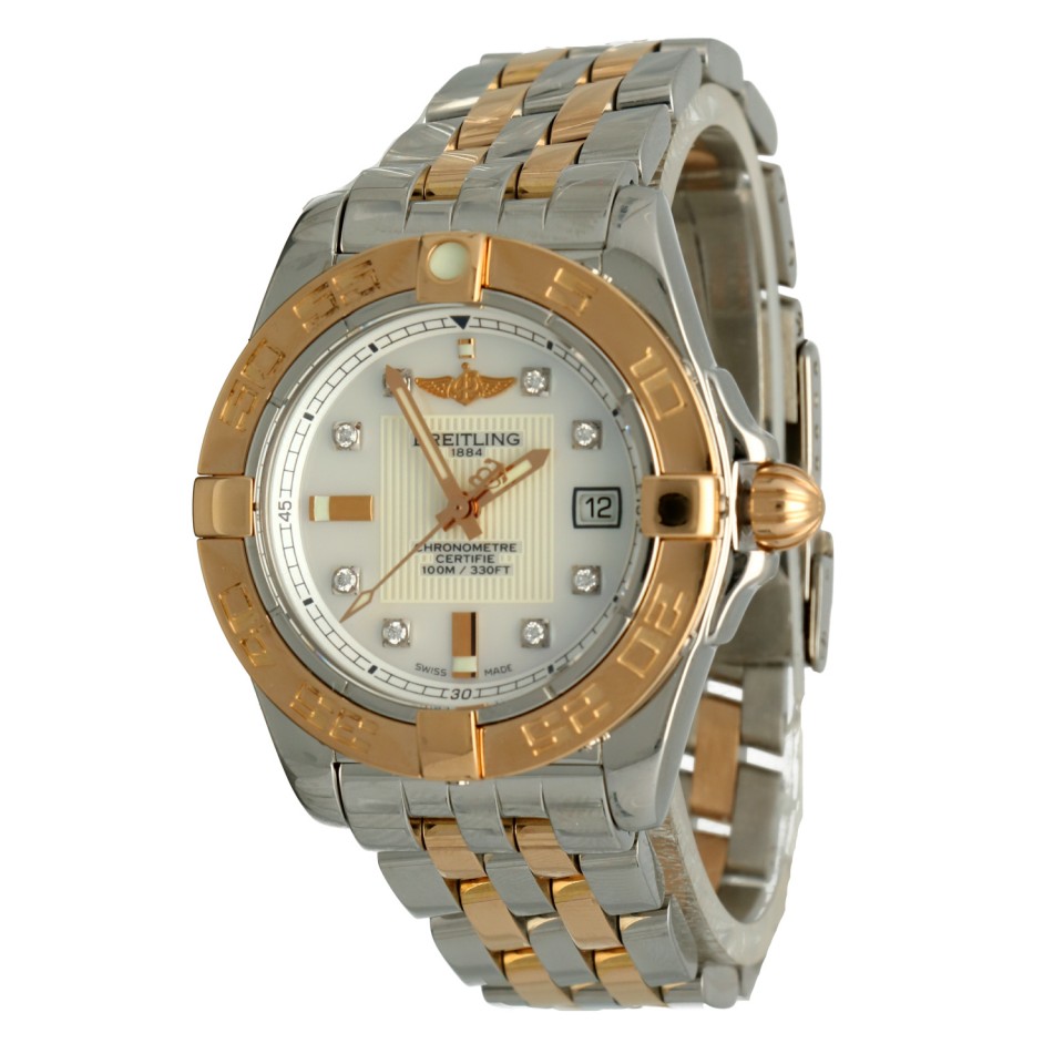 Breitling Galactic 32 Goud/Staal