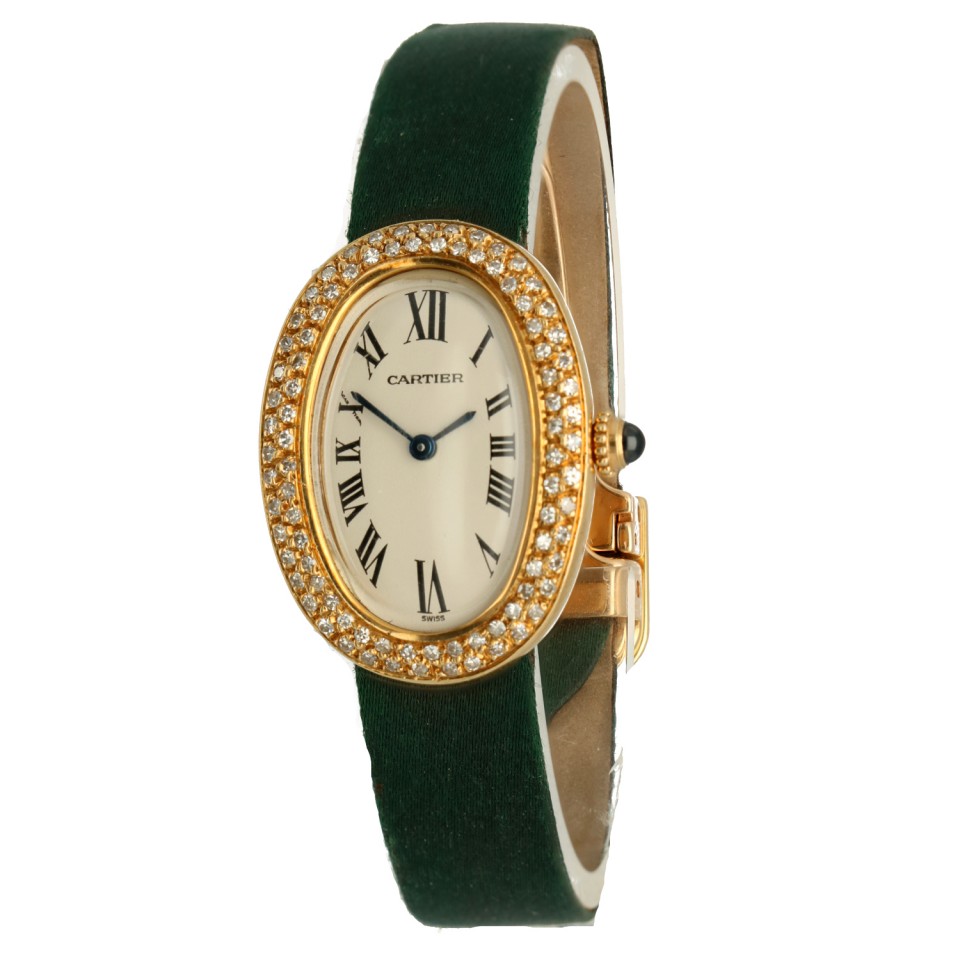 Cartier Baignoire Dresswatch Diamond set Ref. 8057910