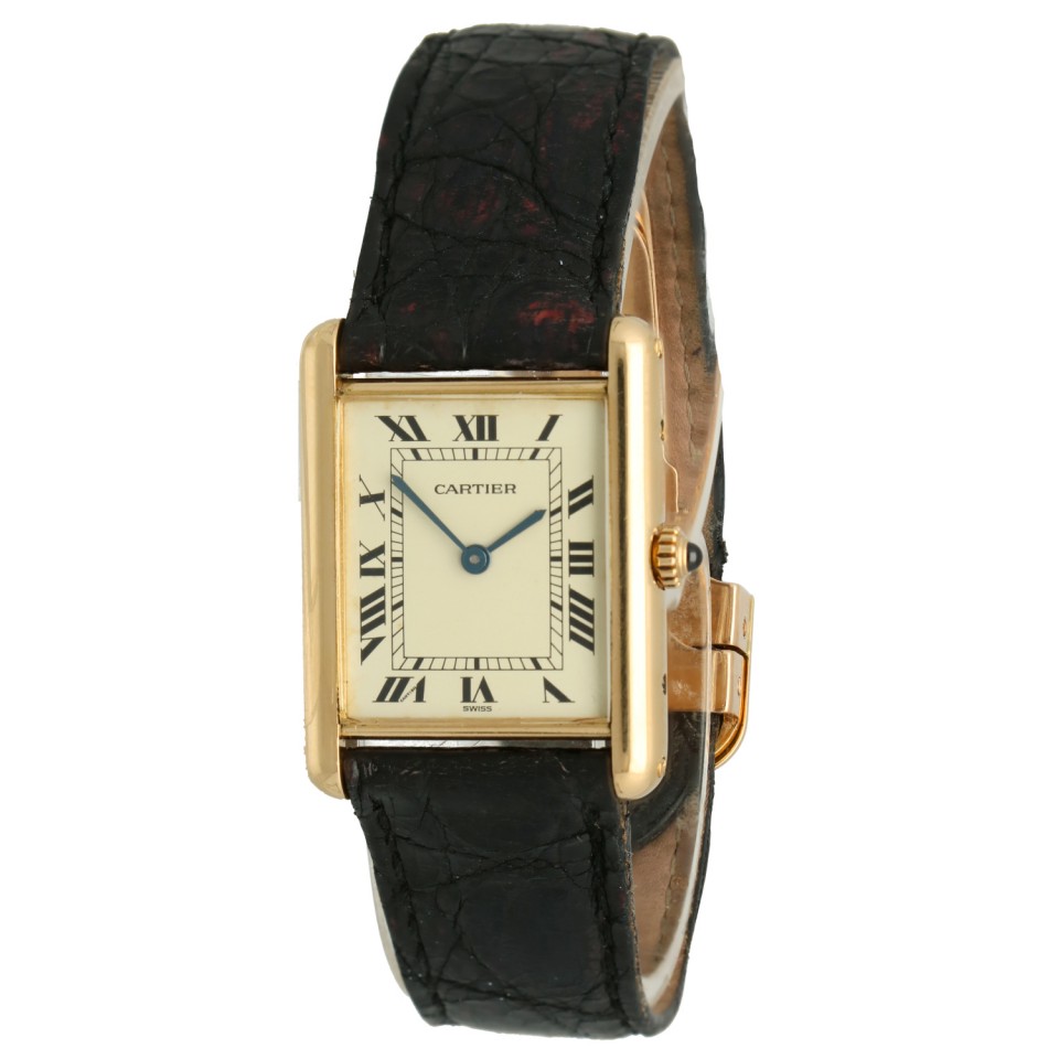 Cartier Tank quartz 18Krt. goud