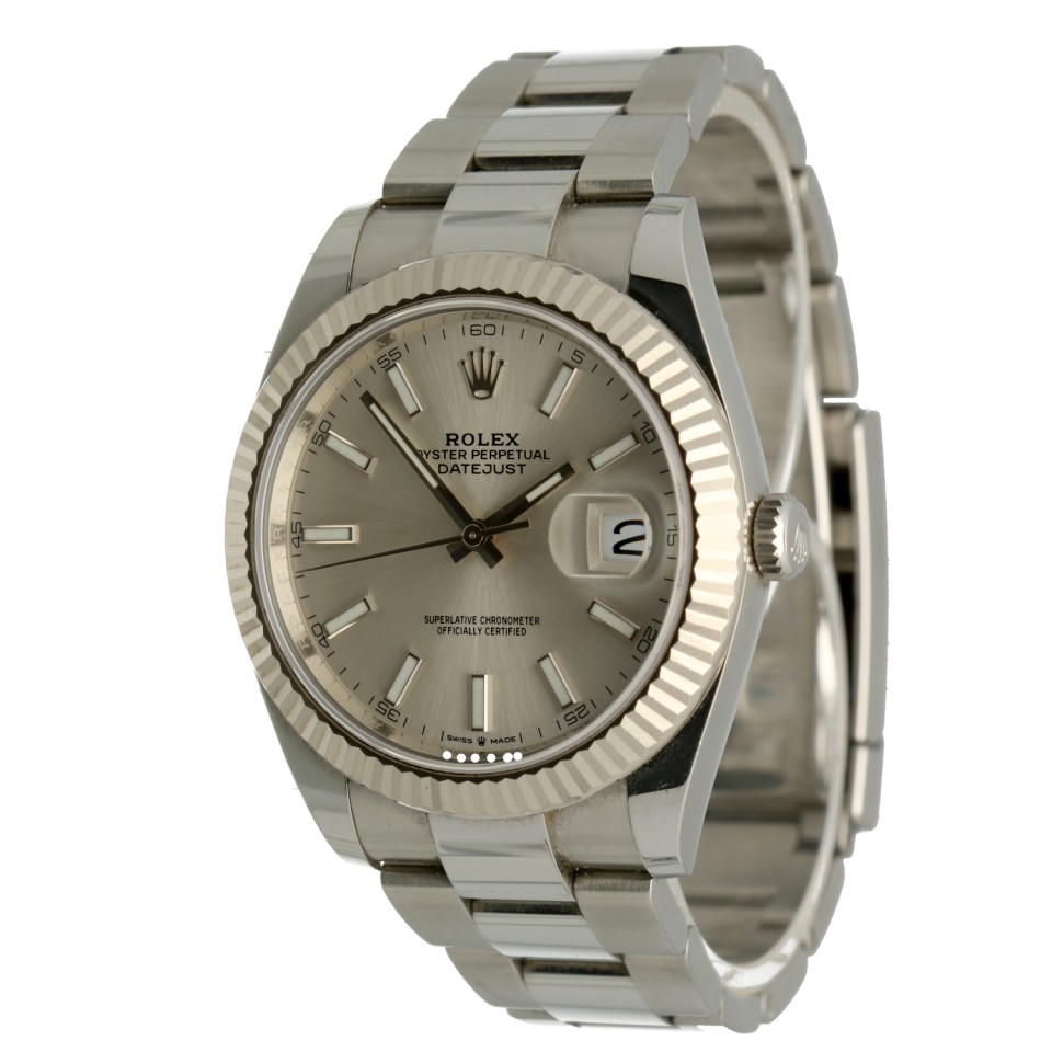datejust 41 silver