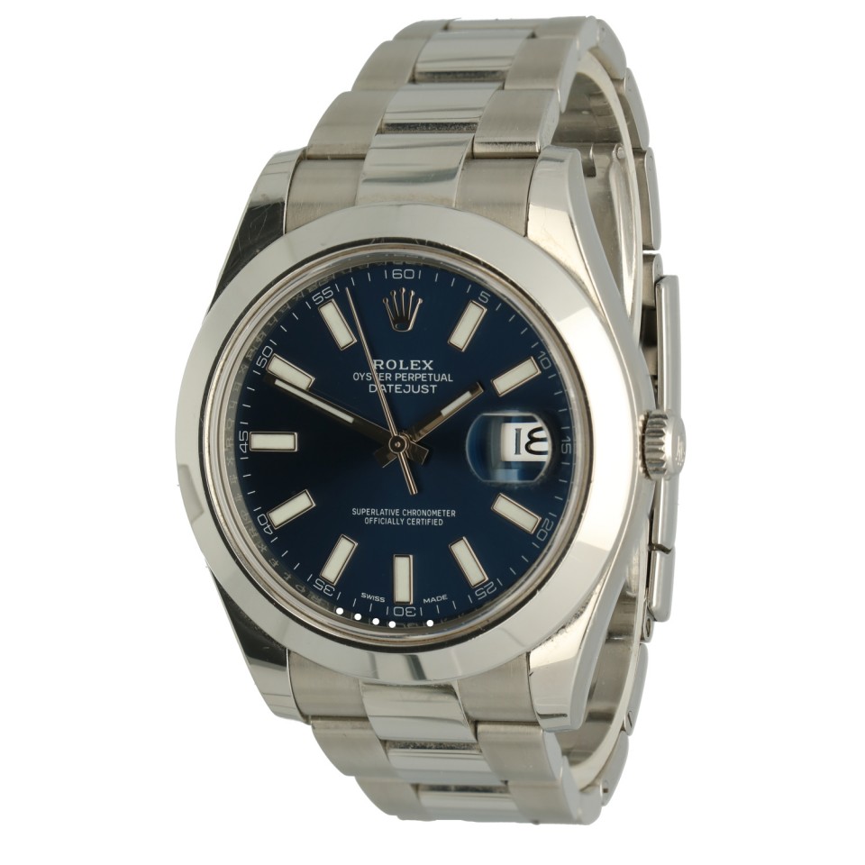 Rolex Datejust II 41mm ''Blue dial'' Full set