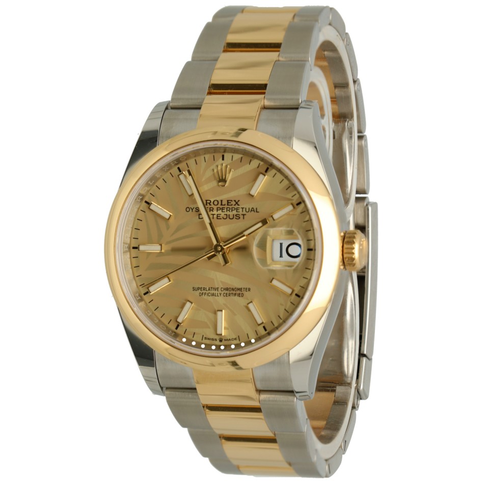 Rolex Datejust 36 Ref.126203 Goud/Staal