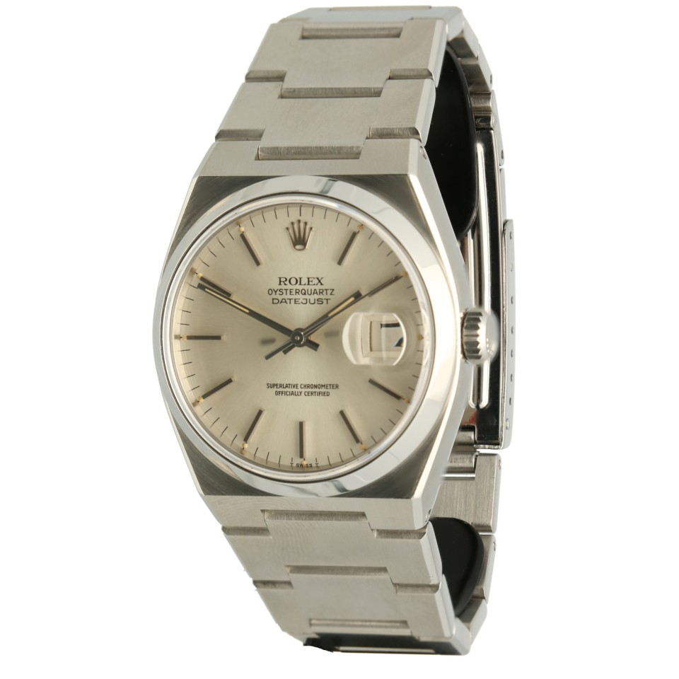 Rolex Datejust Oysterquartz Silver Index