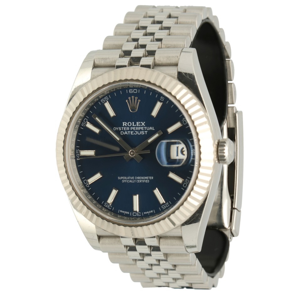 Rolex Datejust 41 Ref.126334 Jubilee/Blauw