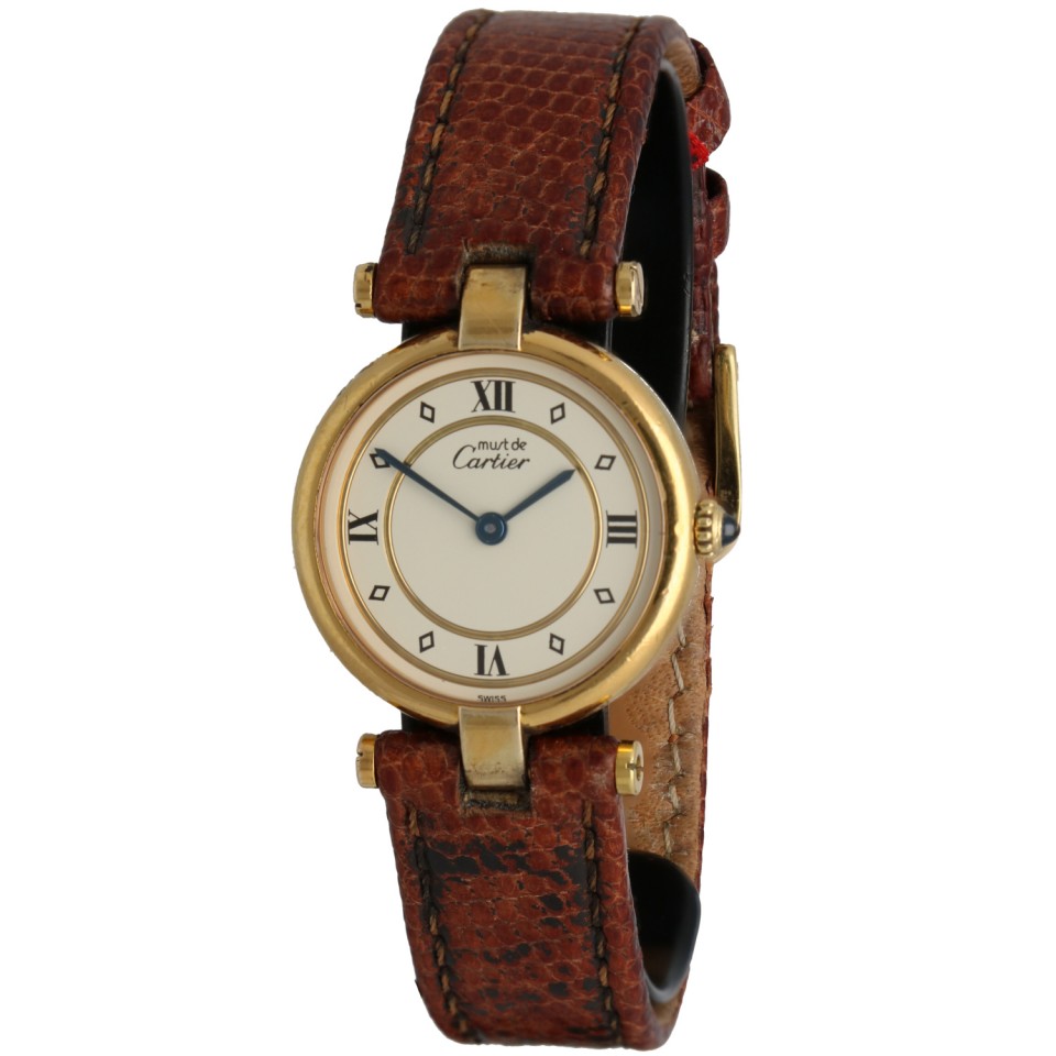 Cartier Vermeil must Ronde Ref. 590003