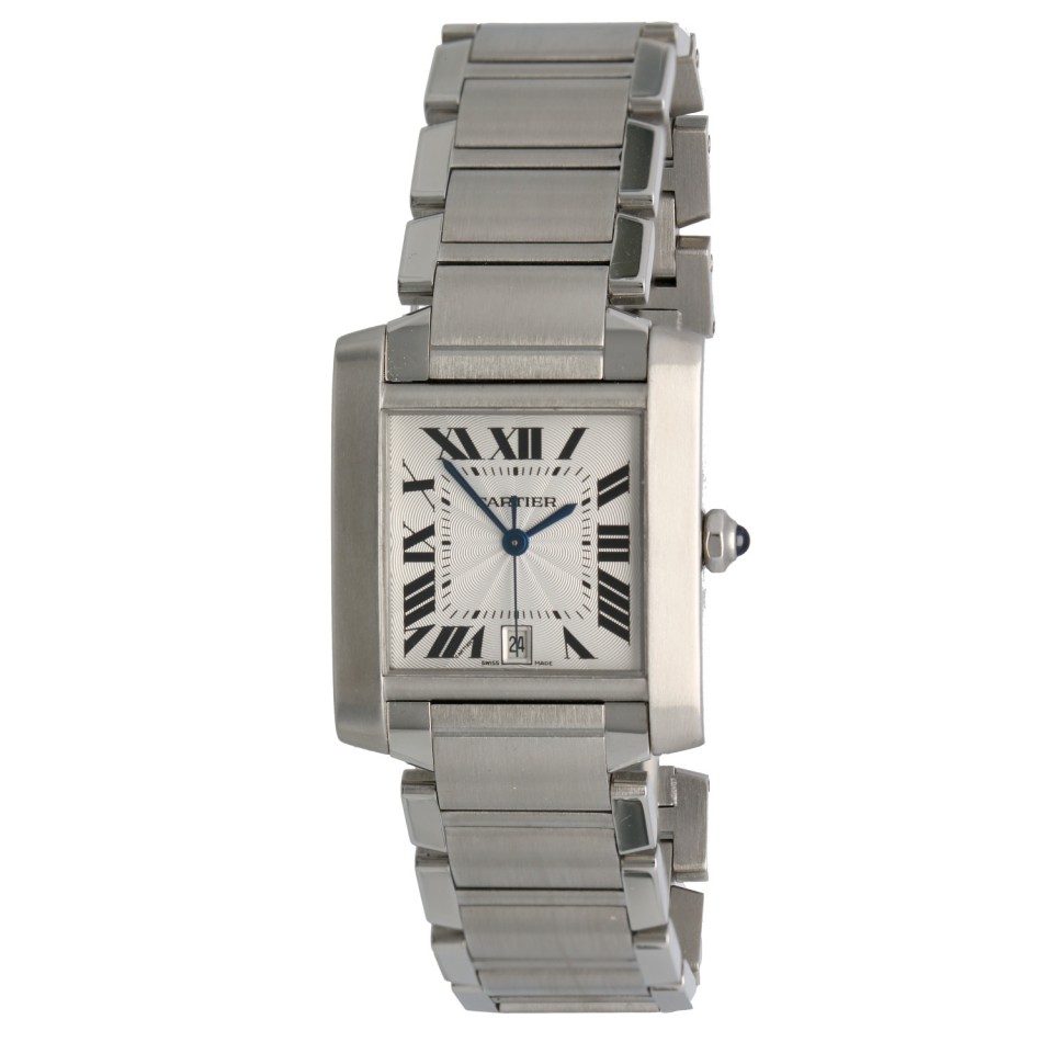 Cartier Tank Francaise Staal Ref.2302