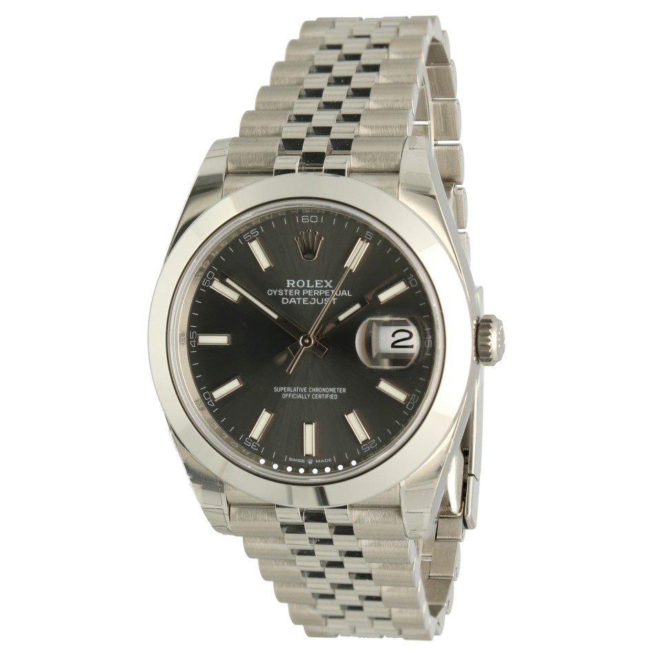 Rolex Datejust 41 Ref.126300 Rhodium/Jubilee