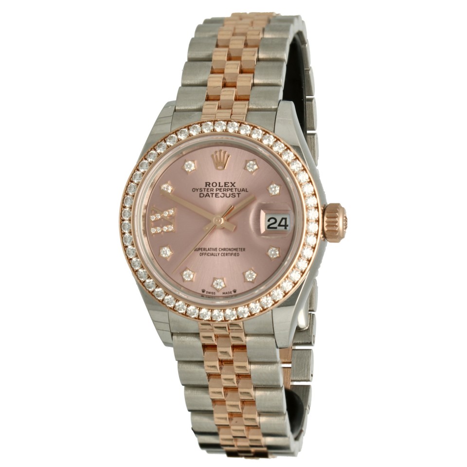 Rolex Lady-Datejust 28mm Goud/Staal  Ref.279381RBR