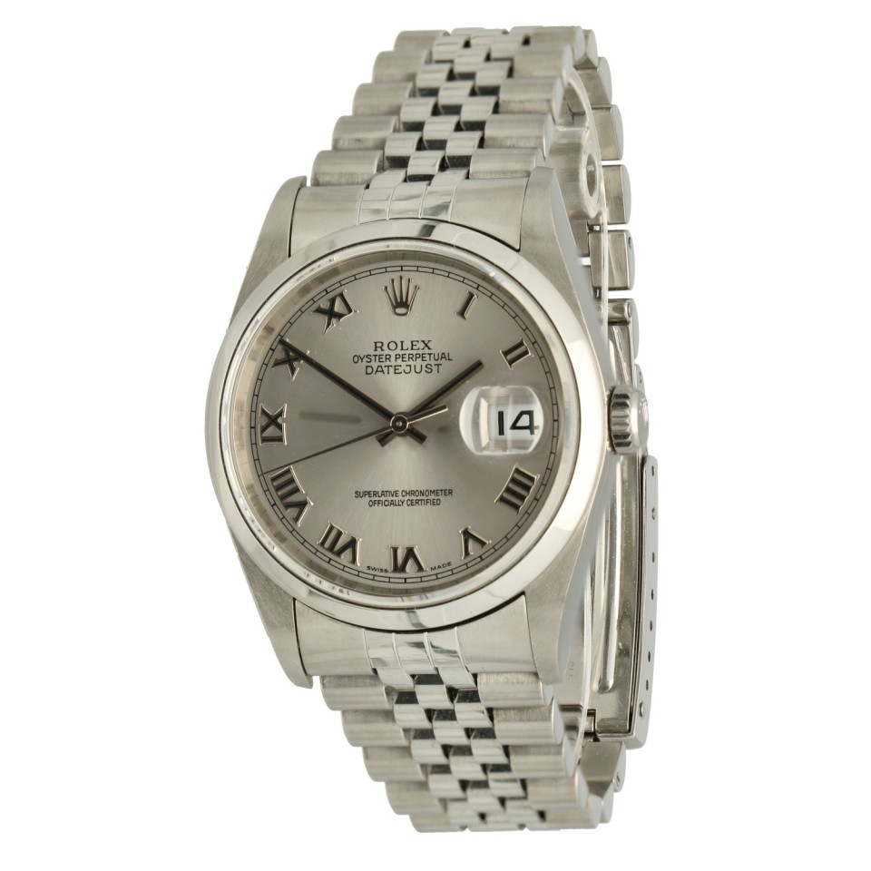 Rolex Datejust 36 Ref.16200 Jubilee/Smooth bezel.