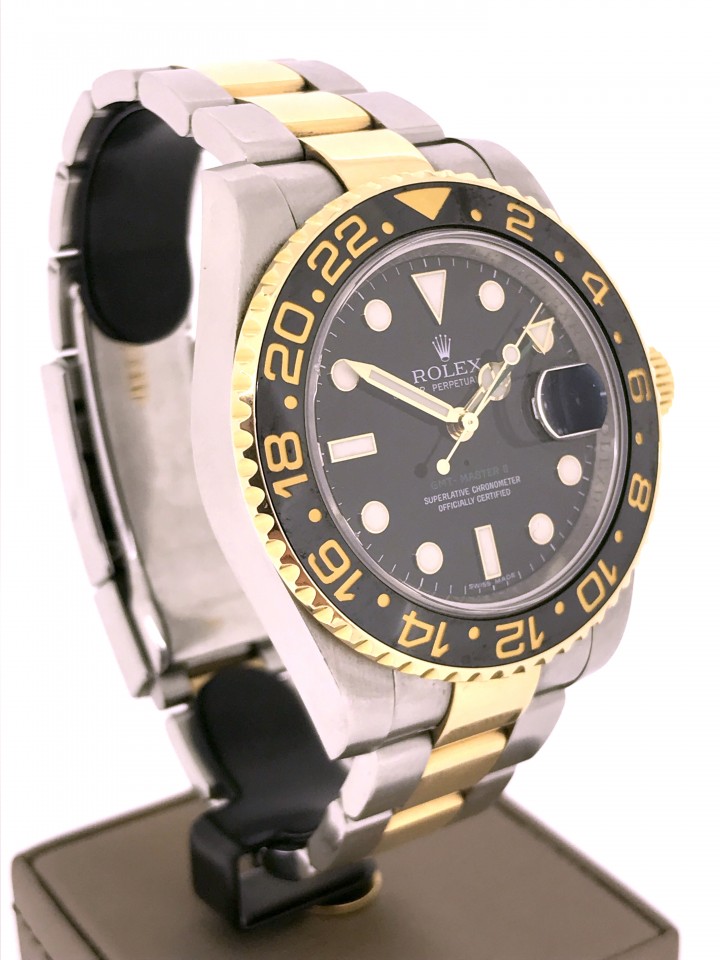 Rolex GMT Master II Goud/Staal Ref.116713LN
