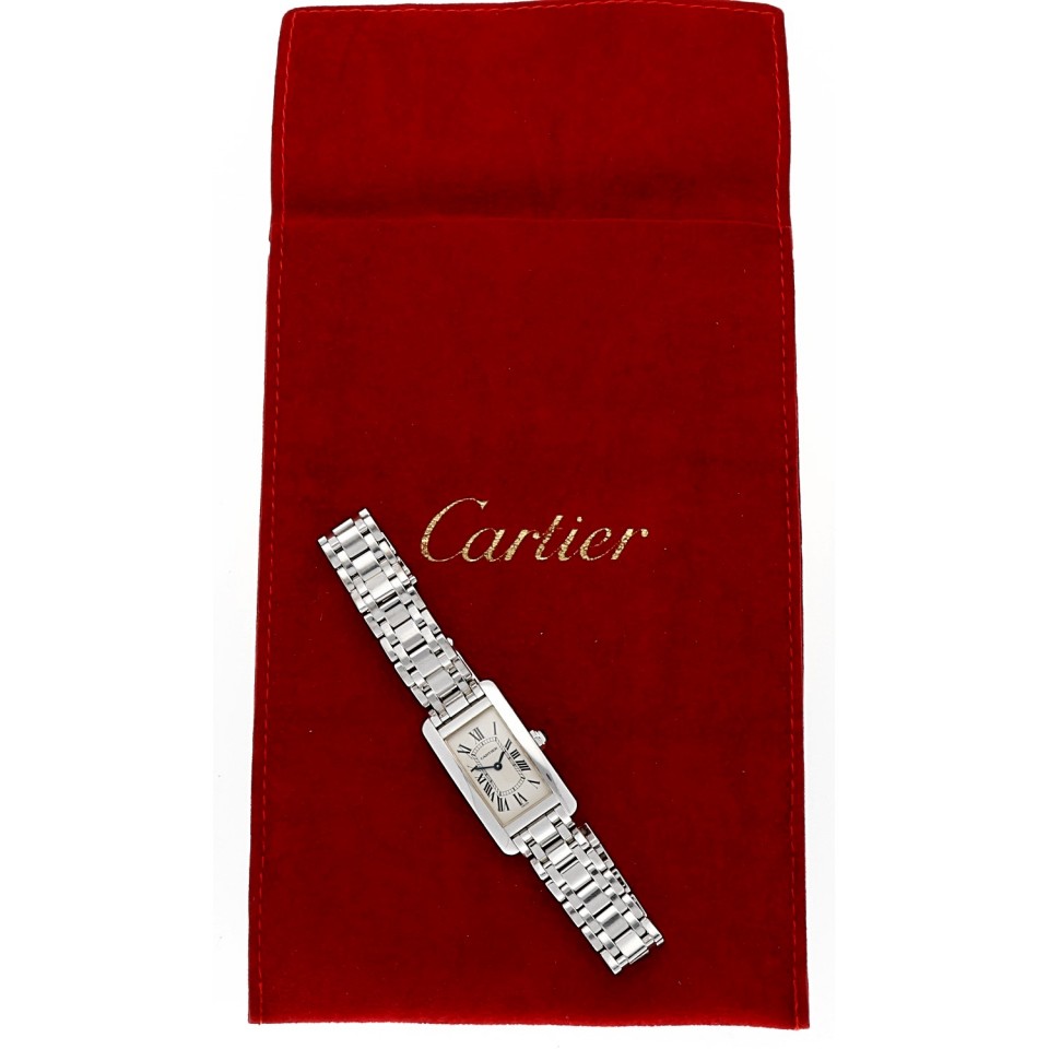 Cartier Tank AmÃ©ricaine 18Krt. witgoud