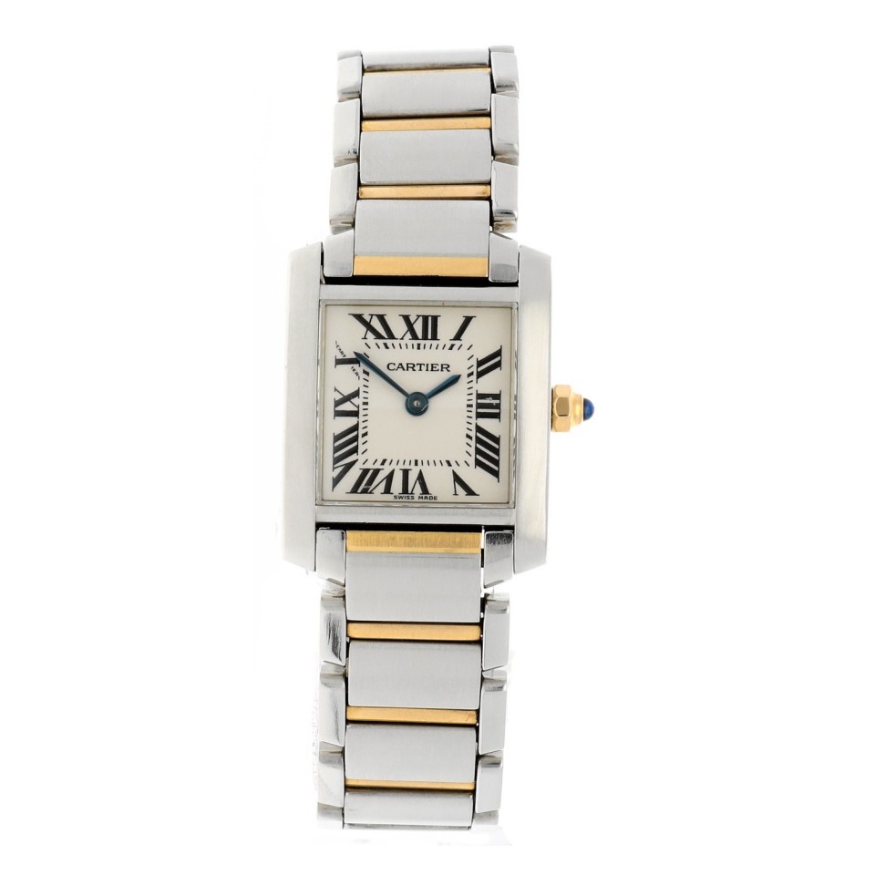 Cartier Tank FranÃ§aise Goud/Staal Ref. 2384