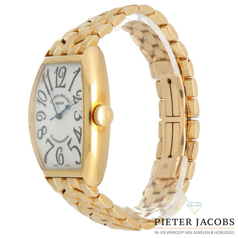 Franck Muller CintrÃ©e Curvex Platinum Rotor 18K.Goud