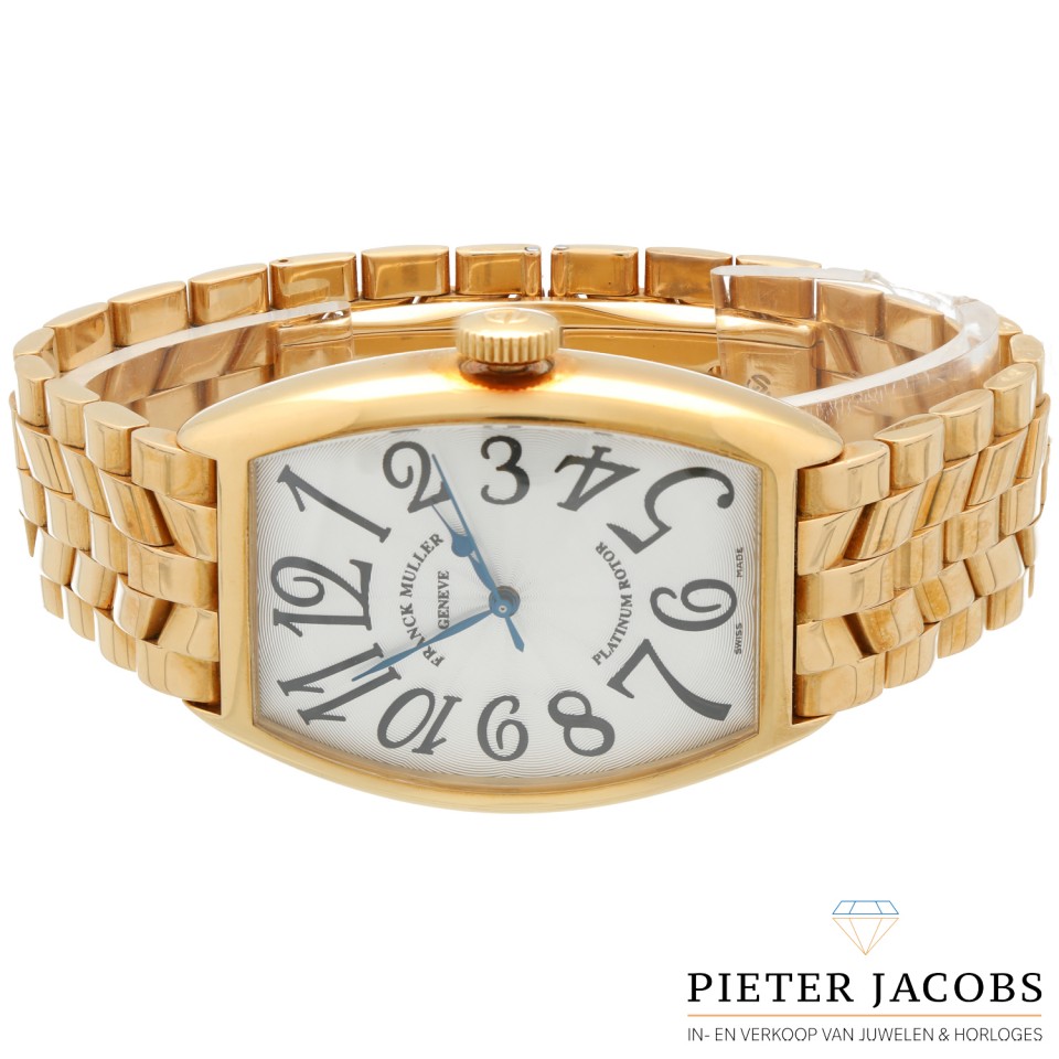 Franck Muller CintrÃ©e Curvex Platinum Rotor 18K.Goud