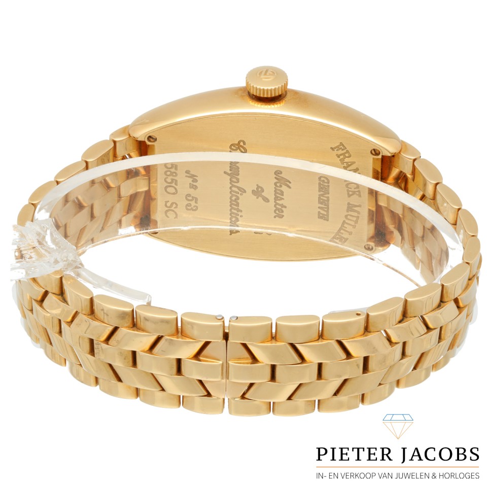 Franck Muller CintrÃ©e Curvex Platinum Rotor 18K.Goud