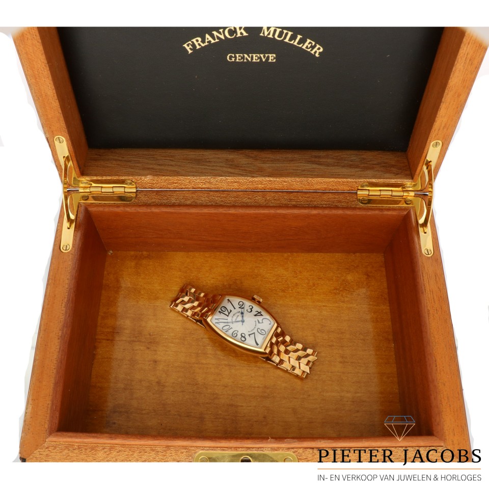 Franck Muller CintrÃ©e Curvex Platinum Rotor 18K.Goud
