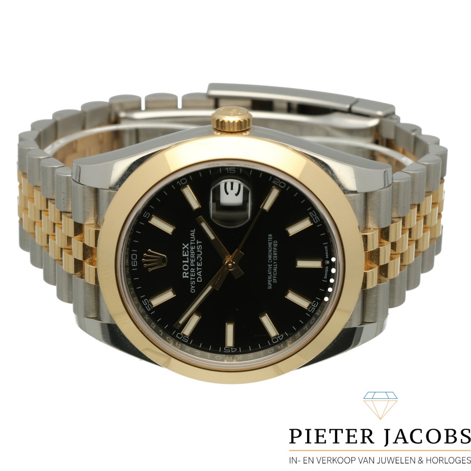 Rolex Datejust 41 Gold/Steel Black Dial