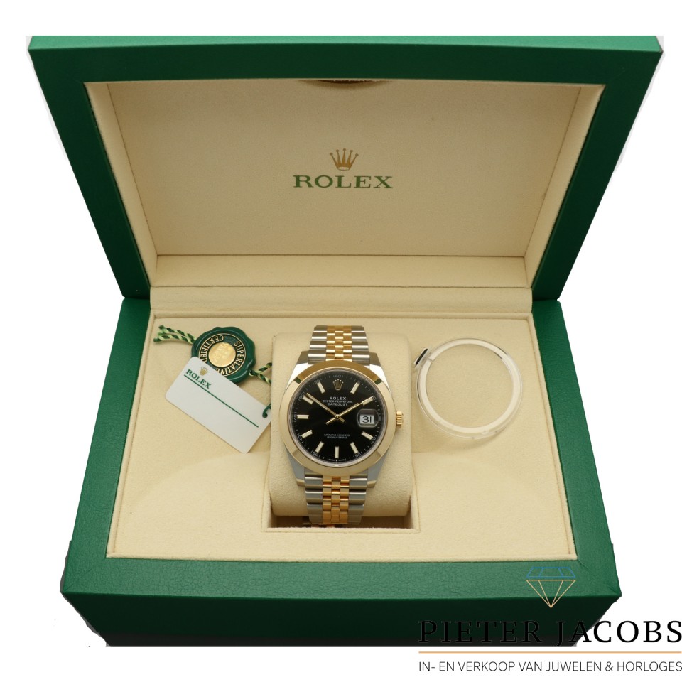 Rolex Datejust 41 Gold/Steel Black Dial