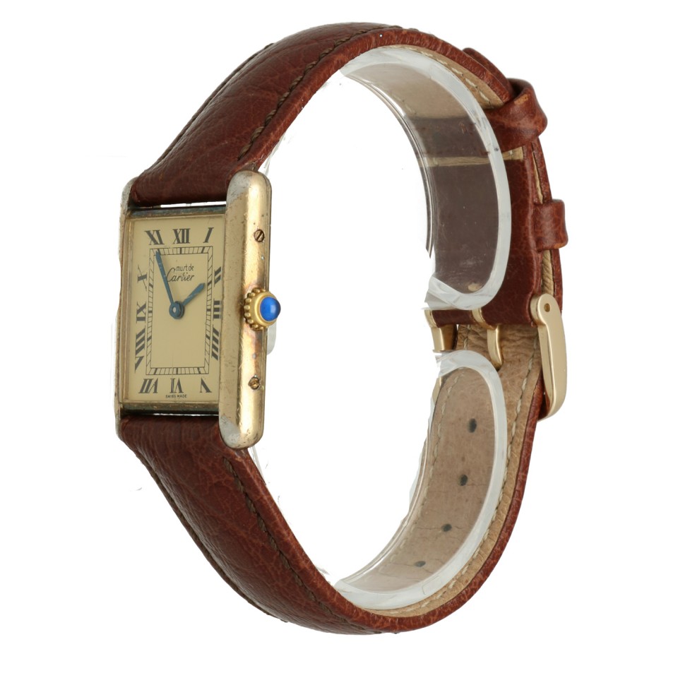 Cartier Tank Vermeil Quartz Ref. 590005