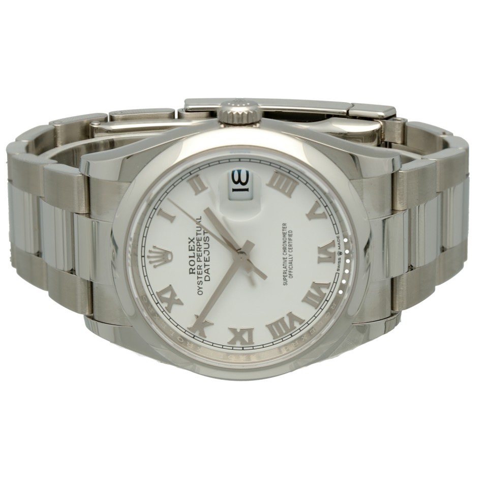 Rolex Datejust 36 White Roman Ref.126200