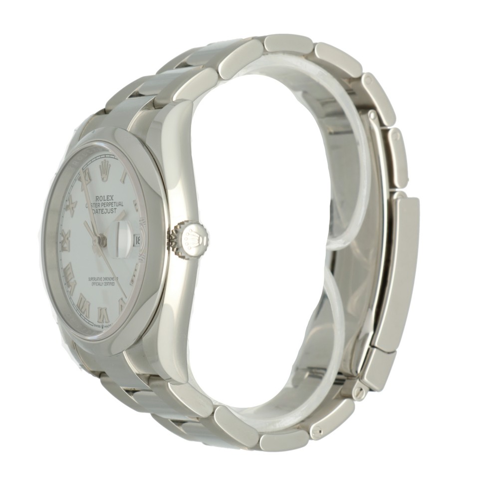 Rolex Datejust 36 White Roman Ref.126200