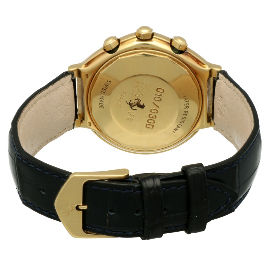 18 K. goud Ferrari By Cartier Chrono ''F40''