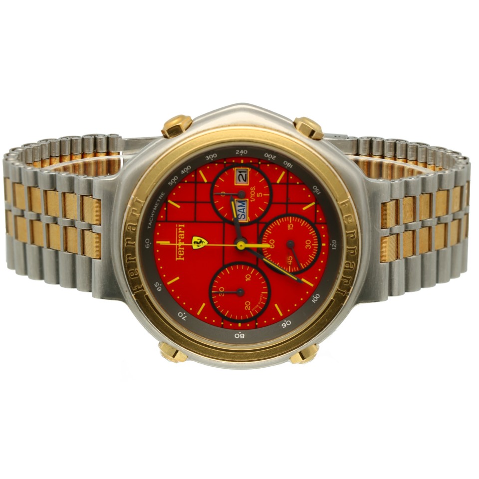 Ferrari By Cartier Formula Chronograaf Goud/Staal