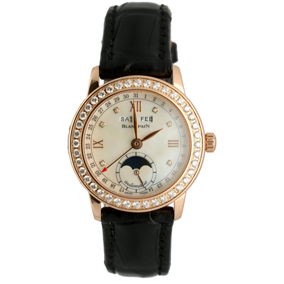 Blancpain LÃ©man Moonphase QuantiÃ¨me Mother of Pearl