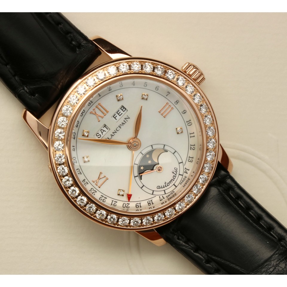 Blancpain LÃ©man Moonphase QuantiÃ¨me Mother of Pearl