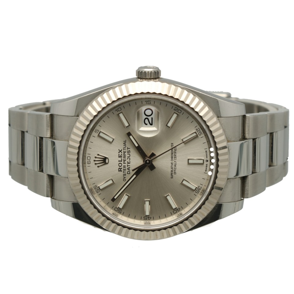 Rolex Datejust 41 Silver Index Ref.126334