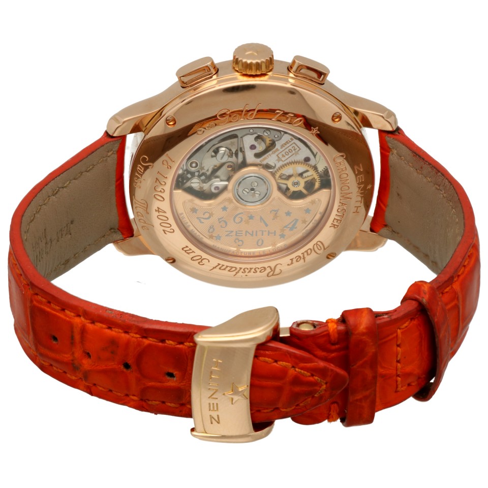 Zenith El Primero Chronomaster 18K. RosÃ© Goud