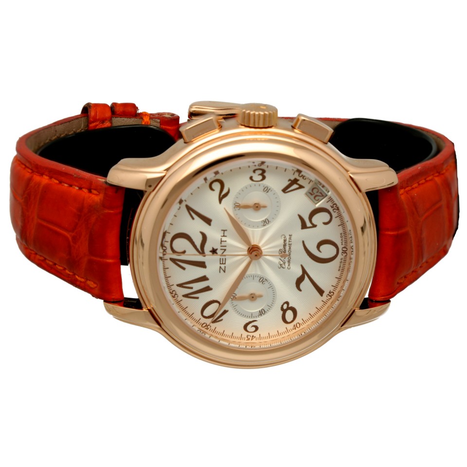 Zenith El Primero Chronomaster 18K. RosÃ© Goud