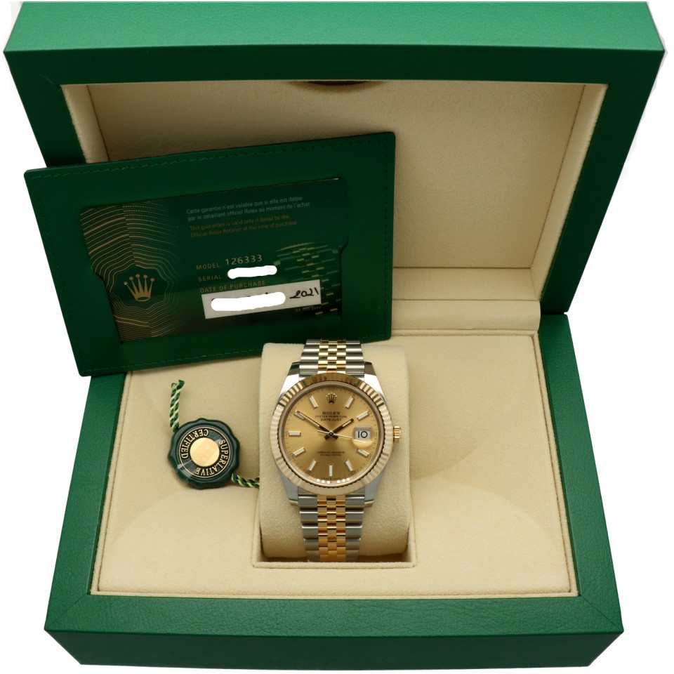 Rolex Datejust 41 Ref.126333 Goud/Staal