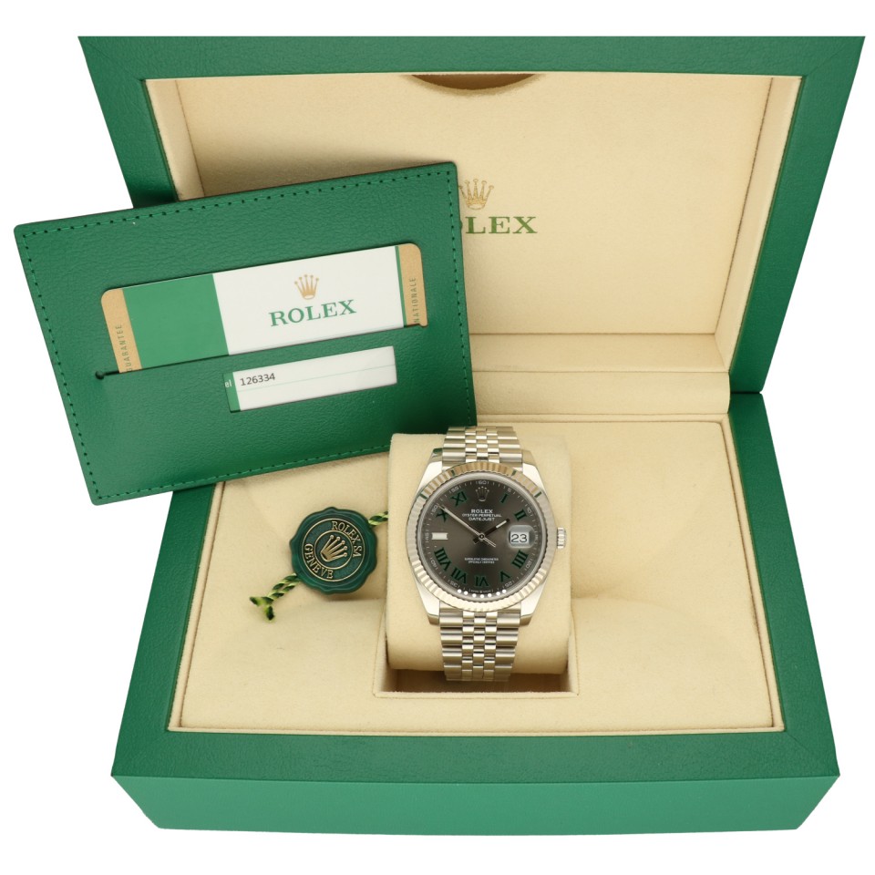 Rolex Datejust 41 Ref.126334 Wimbledon Dial