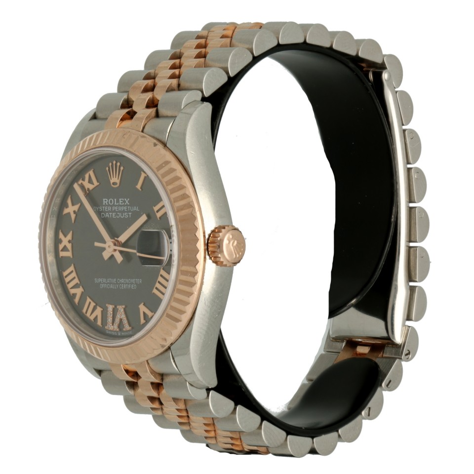Rolex Datejust 31 Jubilee RosÃ© Goud/Staal Diamant GERESERVEERD