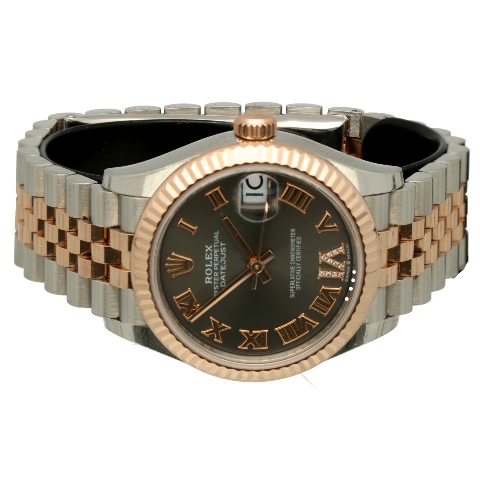 Rolex Datejust 31 Jubilee RosÃ© Goud/Staal Diamant GERESERVEERD