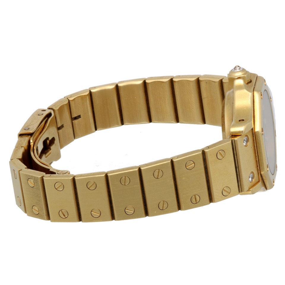 Cartier Santos Octagon 18K.Goud