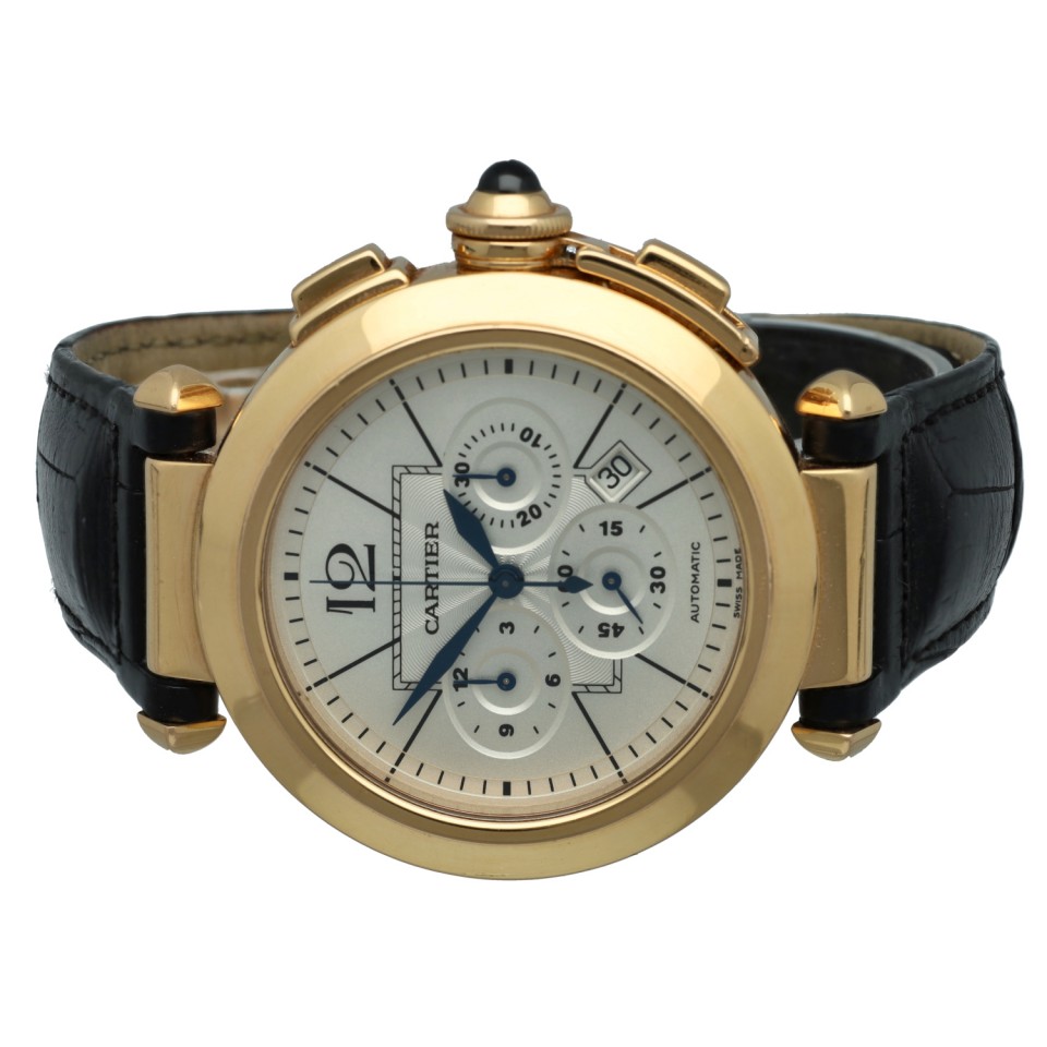 Cartier Pasha Chronograaf 18K.Goud Ref.2863